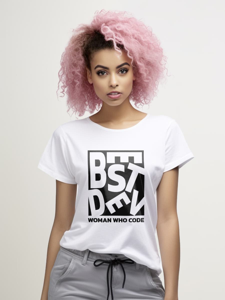 Camiseta mujer Best Dev Woman Who Code