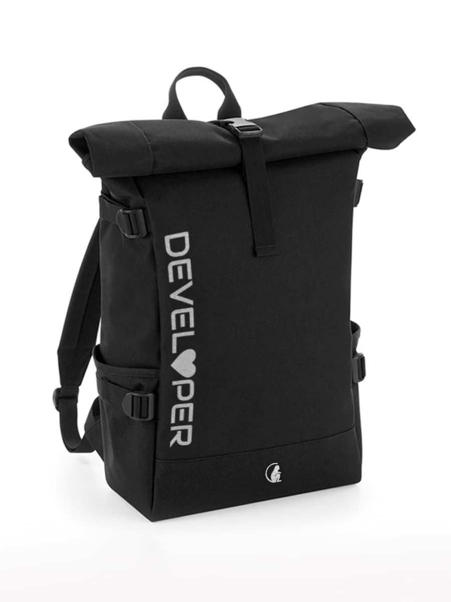 Mochila Roll-Up Love Developer