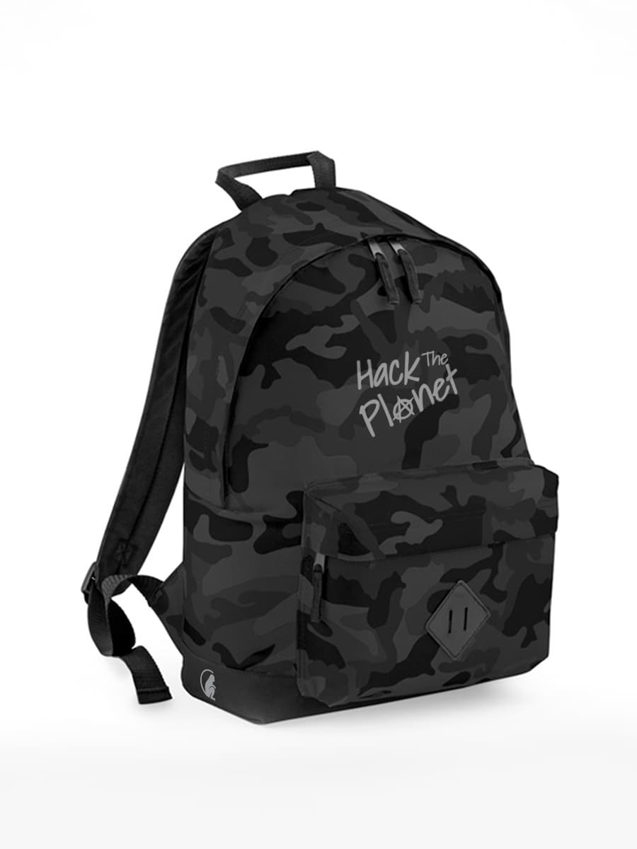 Mochila camo Hack The Planet