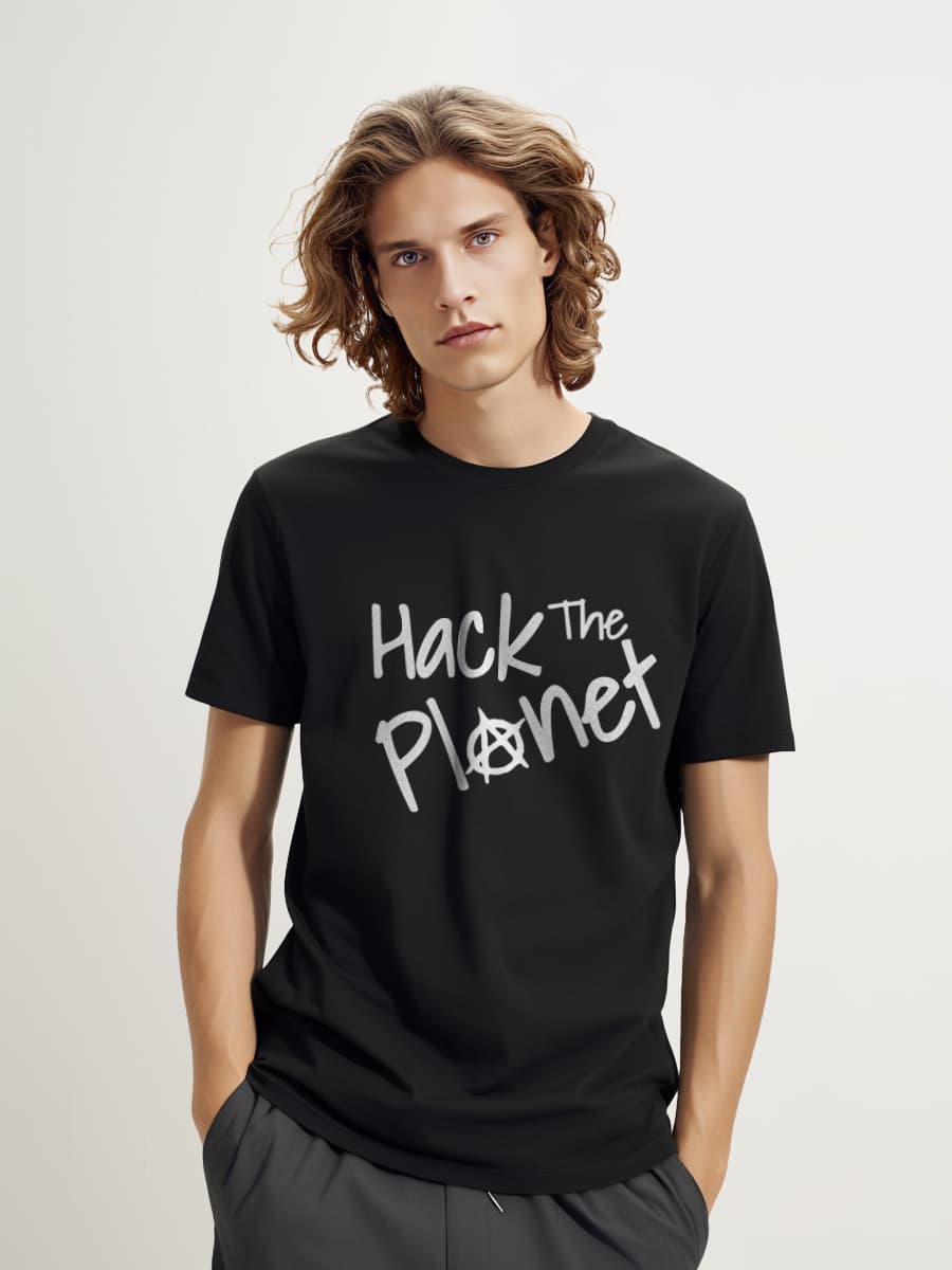T-shirt Hack The Planet
