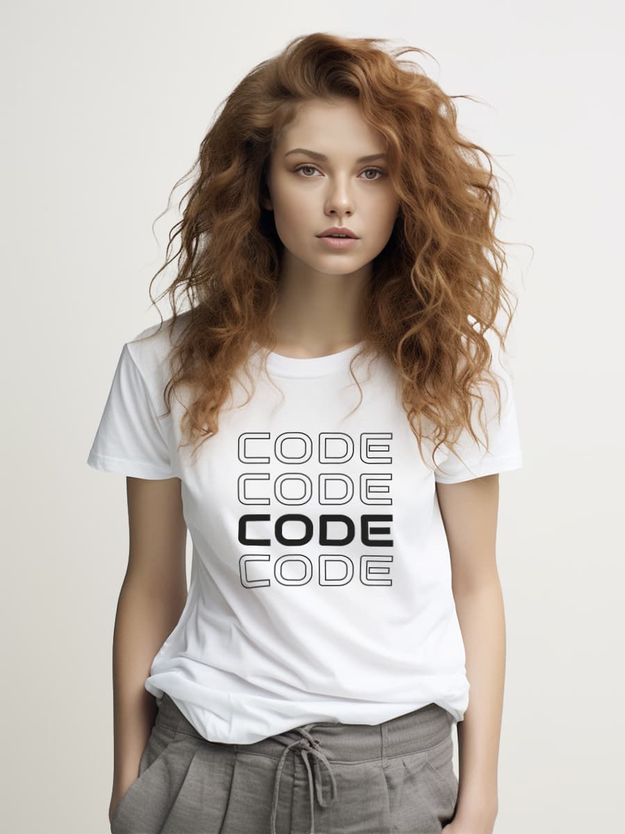 Camiseta mujer CODE