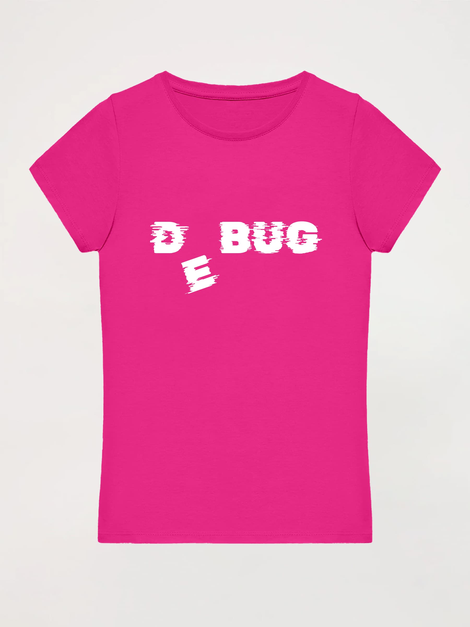 Camiseta mujer Glitch Debug